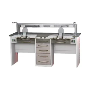 Modern USA Style Dental Workstation Stable Laboratory Furniture for School and Hospital Use Durable Metal Material