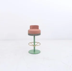 Modern Unique Creative Simple Metal Frame High Bar Chair for Home Villa Club Island Indoor Hotel Leisure Style for Bar Use