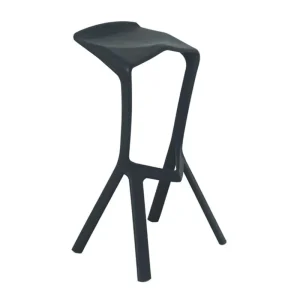 Modern Unique Used Stackable Miura Plastic Bar Stool Chair for Sale Commercial Use Eco Friendly Durable