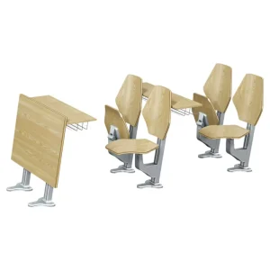 Modern University School Wooden Lecture Hall Seating Stage Theater Furniture Table Be Step Chair