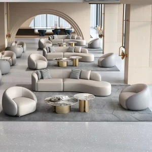 Modern Velvet Sofa Set Living Room Reception Room Modular Sofa Sectional Sofa Couch for Home Hotel Salon Furniture