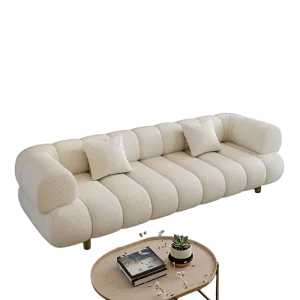 Modern Velvet Soft Green Couch 3 Seater Apartment Hotel Living Room Modular Sectional Sofa Couch Set