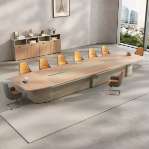 Modern Veneer Finish Conference Table High Quality Office Desk Meeting Table Boardroom Desk Luxury Executive Furniture