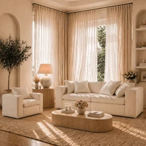 Modern Villa Living Room Sofa Bed Resort Hotel Lobby Sofa Set Luxury Home Living Room Comfortable Indoor Furniture Sofa