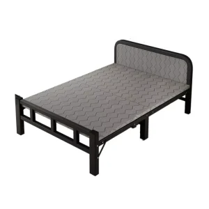Modern Vintage Design Foldable Metal Rollaway Bed Frame Simple Indoor Outdoor for Bedroom Dormitories Offices