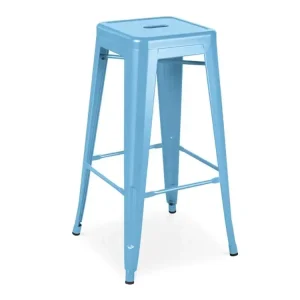 Modern Vintage Industrial Metal Barstool Chairs Counter Stools for Outdoor Living Room Hotel and Park Use for Sale