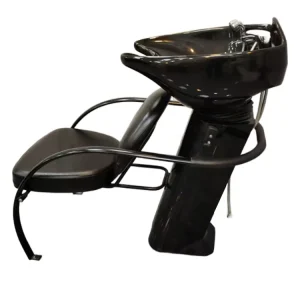 Modern Washing Basin Shampoo Chair for Hair Salon and Beauty Salon with Black Finish