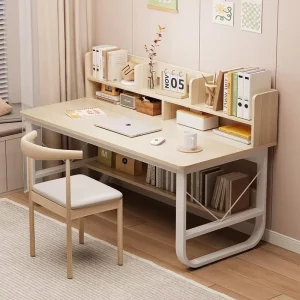 Modern White 80 100 120cm CEO Office Desk Ergonomic Home Office Computer Study Desk Portable Storage