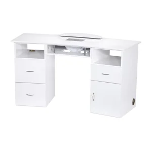 Modern White Beauty Salon Nail Station Manicure Table TS 7311