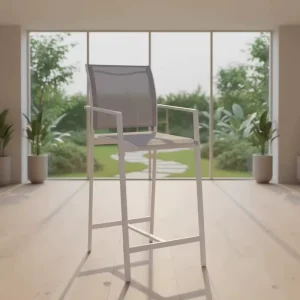 Modern White Simple and Suitable for Various Scenarios in Bars with Strong Carrying Capacity High bar Chairs