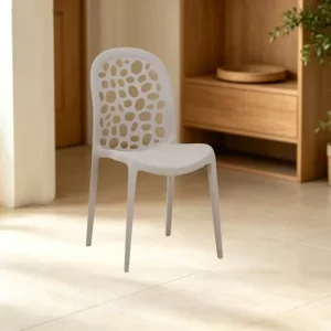 Modern Wholesales PP Plastic Simple Portable Dining Living Room Armless Chair With Multi color Option