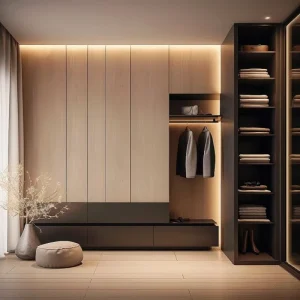 Modern Wood Assembled Storage Furniture Set Wardrobes Kitchen Cabinets Bedroom Dressers Shoe Cabinets Credenza Armoire Durable