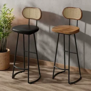 Modern Wood Bar Chair with Durable Design for Restaurant Cafe & Living Room Use