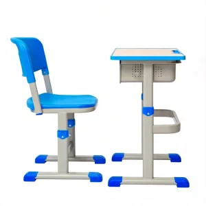 Modern Wood Colorful School Classroom Student Table Desk Chair Set for Home Office Gym Hospital and Living Room