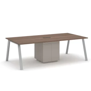 Modern Wood Conference Table for Office Meeting Rooms Durable Eco Friendly Design
