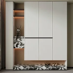 Modern Wood Eco friendly Living Room Easy Assemble Hotel Portable Extendable Shoe Storage Cabinet Drawer Large Capacity