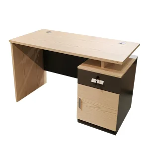 Modern Wood Modular Office Desk with Storage Drawers Ergonomic Design Cubicle Construction for Commercial Spaces Office Table