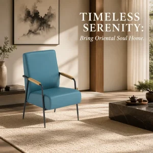 Modern Wood Salon Chair for Home Office and Apartment Use