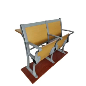 Modern Wood School Desk and Chair Set for College Students Lecture Room (YA-X010) Commercial Use