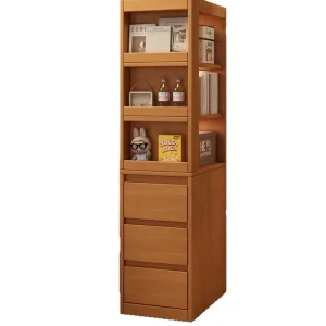 Modern Wood Simple Living Room Household Economy Creative Bookshelf Shoe Cabinet Storage Rack Bookcase Side Table