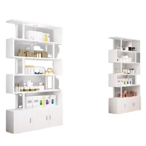 Modern Wooden Bookshelf & Bookcase with 6 Shelves for Home Office Bedroom Dining Living Room Hotel School