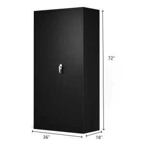 Modern Wooden Commercial Office Filing Cabinet with Low Credenza for Workshop and Kitchen Storage