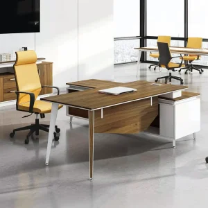 Modern Wooden Computer Desk Office Executive Furniture L Shaped Manager CEO Office Desk