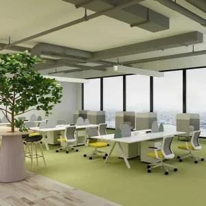 Modern Wooden Convertible Office Fancy Workstations Partition Modular Desk Commercial Furniture
