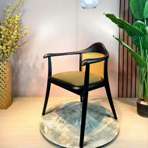 Modern Wooden Dining Chair Durable Eco Friendly Lightweight Soft Padded Commercial Furniture for Restaurant Villa