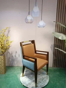 Modern Wooden Dining Chair Lightweight Eco Friendly Durable Furniture for Restaurant Home Bar Villa Farmhouse Hotel