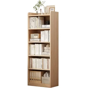 Modern Wooden Eco Friendly Bookshelf Free Combination Floor Storage Rack for Home Office Living Room Bedroom Use