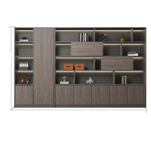 Modern Wooden Home Office and Apartment Storage Modular Durable Living Room Furniture Bookshelves