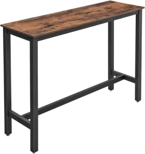 Modern Wooden Hotel Commercial Pedestal Bar Table