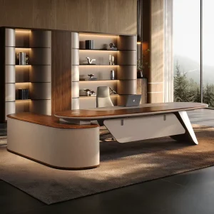 Modern Wooden Modular Office Desk for Home Office School Use Large Size Commercial Grade DIY Assembly