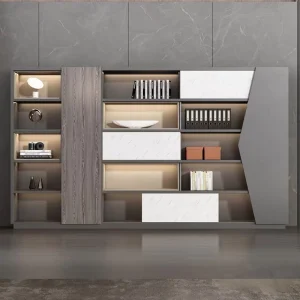 Modern Wooden Office Bookshelf Made in China