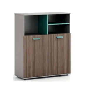 Modern Wooden Office Cabinet for Staff & Executive Customizable Low Partition Side File Storage for Schools & Offices