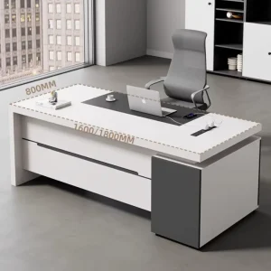 Modern Wooden Office Desk with MDF Upper Modular Design for Office Building