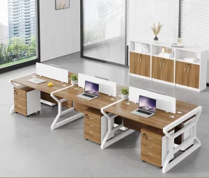 Modern Wooden Office Desks for Business Workstations Staff and Computer Desks