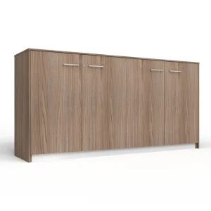Modern Wooden Office Filing Cabinet with 3 Drawers Lockable for Home & School Use