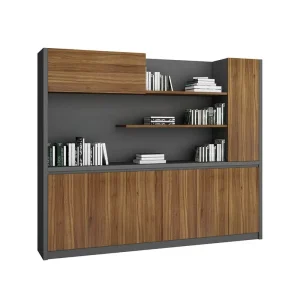 Modern Wooden Office Storage Cabinet & Bookshelf for Bedroom and School Use Extendable Design Customized Service