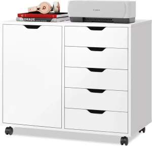 Modern Wooden Office Storage Cabinets with Drawers for Filing