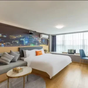 Modern Wooden Panel High Quality Customized Modular Commercial Apartment & Villa Hotel Bedroom Furniture Set Guangdong