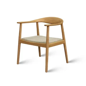 Modern Wooden Restaurant Chair Upholstered Dining Chair for Restaurant