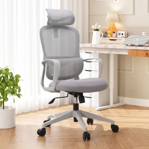 Modern Work Comfortable Office Ergonomic Chair Adjustable Mesh Swivel Chair Adjustable Headrest Butterfly
