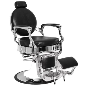 Modern Workshop Barber Chair Luxury Gold Commercial Salon Furniture for Men
