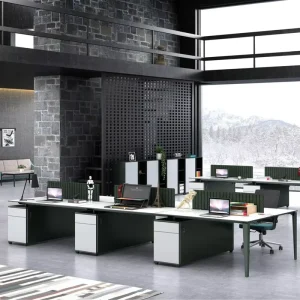 Modern Workspace Workstation Office Furniture 6 Person Modular Office Desk