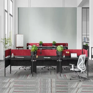 Modern Workstation Desk Office Furniture Call Center Cubicles Modular Office Workstations 6 8 Seats Office Desk with Partition