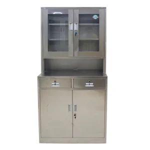 Modern and Traditional Stainless Steel Medical Cabinet Locker for Hospital Office Clinics and Laboratories
