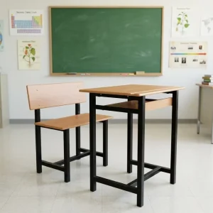 Modern for School Project Classroom Furniture Sets Desk and Chair Wooden Bench Table for Students