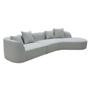 Modern style Durable Fabric Three Seat Sponge Filled Luxury Apartment Hotel Living Room School Modular Sectional Sofa